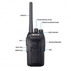 Buy Walkie Talkies FRS Radio 22CH Scrambler VOX FCC Certification License 2 Way Radio at shopusa in UAE