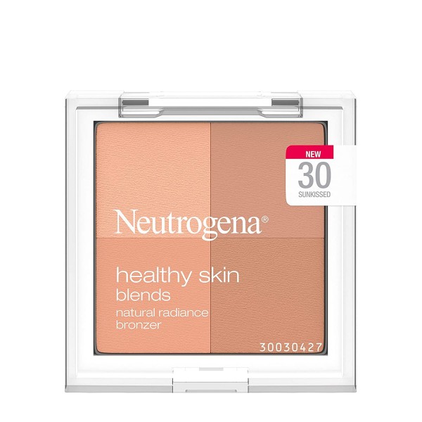 Neutrogena Healthy Skin Blends Powder Blush Makeup Palette, Illuminating Pigmented Blush with Vitamin C & Botanical Conditioners for Blendable, Buildable Application