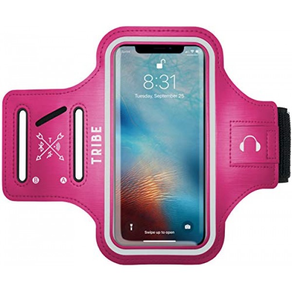 TRIBE Water Resistant Cell Phone Armband Case for iPhone Xs Max, XR, 8 Plus, 7 Plus, 6 Plus, 6S Plus and More Sale in UAE