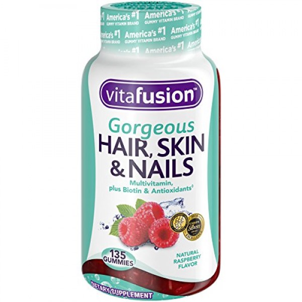 Buy imported Vitafusion Gorgeous Hair, Skin & Nails Multivitamin in UAE