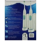 Philips Sonicare 2 Series Rechargeable Toothbrush Premium Bundle HX6253 for Clean and Massage (2 Quadpacer Handles + 3 Brush Heads (2 ProResults Plaque Control + 1 DiamondClean) + 2 Charger + 2 Case)