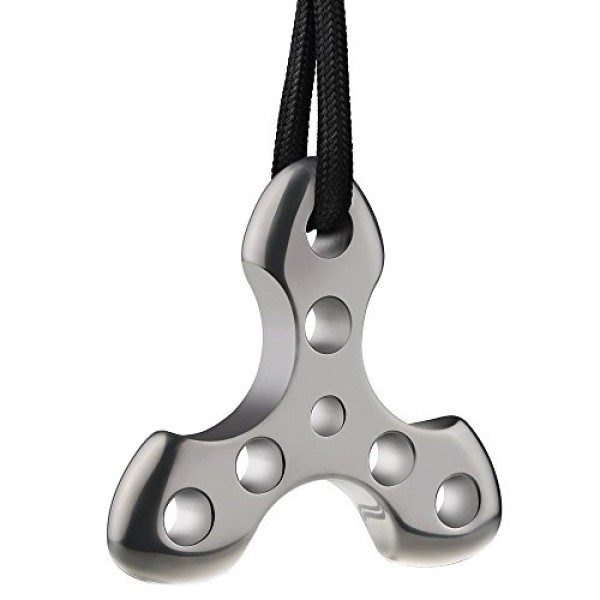 Shop Ti-Edc Titanium Triangle Keychain Tool Online Sale In UAE