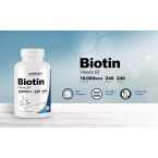 Original Nutricost Biotin (Vitamin B7) Gluten Free Non-GMO Buy online in UAE