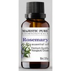 MajesticPure Aromatherapy Essential Oils Set, Includes Lavender, Frankincense, Peppermint, Lemon, Tea Tree & Rosemary Oils - Pack of 6-10 ml each