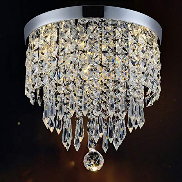 Hile Lighting KU300074 Modern Chandelier Crystal Ball Fixture Pendant Ceiling Lamp Sale in UAE