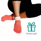 Super Grip Yoga Toe Socks 3 Pack - Active Socks for Pilates & Pure Barre - Non Slip Superior Grips for Women's & Girls