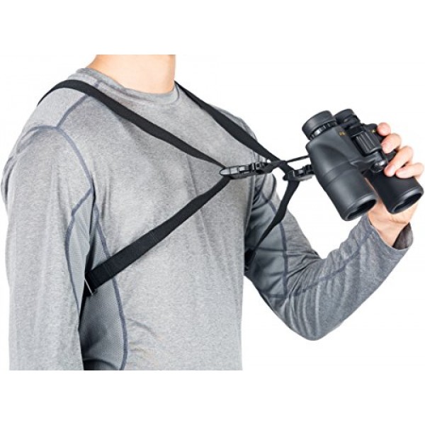 Think Ergo Binocular Harness Strap - Quick Release, Universal, One Size Fits All Bino Sling Strap