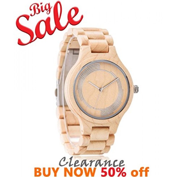 Get online Japan Quartz Movement Wooden Watches in UAE 