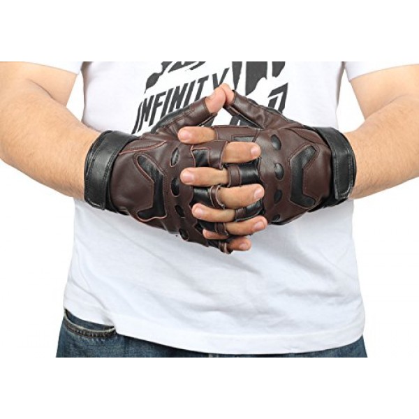 captain america real leather costume gloves shop online in UAE