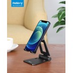 Nulaxy Foldable Tablet Phone Stand, Nintendo Switch Desk Holder Compatible with iPad Air Pro iPhone X 8 7 6 Plus Samsung Galaxy Tab Android Smartphones Tablets (4-10 Inch) E-Readers - Black