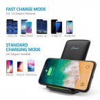 Buy  Seneo Qi Certified Fast Wireless Charging Pad Stand Online in UAE