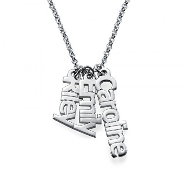 Get online Premium Quality Vertical Silver Necklace in UAE 