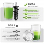 Buy Aicok Juicer Slow Masticating Juicer Extractor Online in UAE