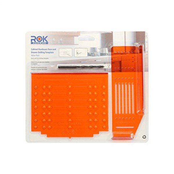 rok hardware knob handle pull drill mounting template sale online in UAE