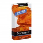 Neutrogena Original Fragrance-Free Facial Cleansing Bar with Glycerin, Pure & Transparent Gentle Face Wash Bar Soap, Free of Harsh Detergents, Dyes & Hardeners