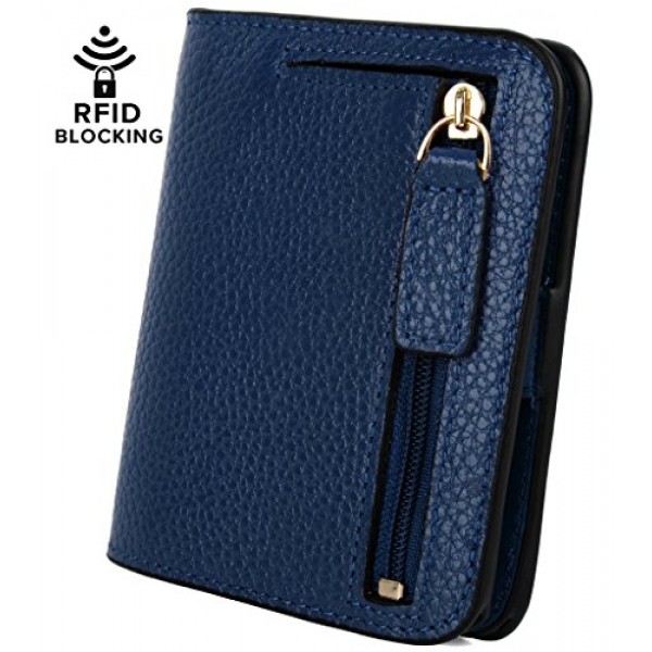 Buy YALUXE Women's RFID Blocking Small Compact Leather Wallet Online in UAE