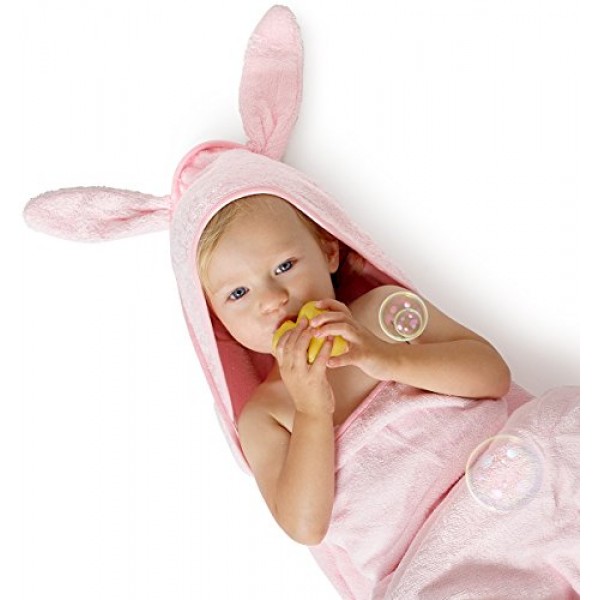 luxury hooded baby towel and washcloth extra soft bamboo baby towels shop online in UAE