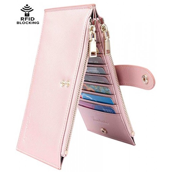 Imported Travelambo Womens Walllet RFID Blocking Bifold Multi Card Case Wallet online sale in UAE