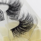 Vanlov 3D Mink False eyelash Reusable 100% hand made fake eyelashes for Make-up 1 Pair Package (1-Pack)