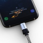 USB Type C Cable, Kinps 6ft Fast Charger Braided Cord USB C to USB A 3.0 for Samsung Galaxy S9, S9+ Plus, S8, S8+ Plus, LG V30 V20 G6 G5, Nintendo Switch, Google Pixel 2 XL, OnePlus 5 3T 2 and More