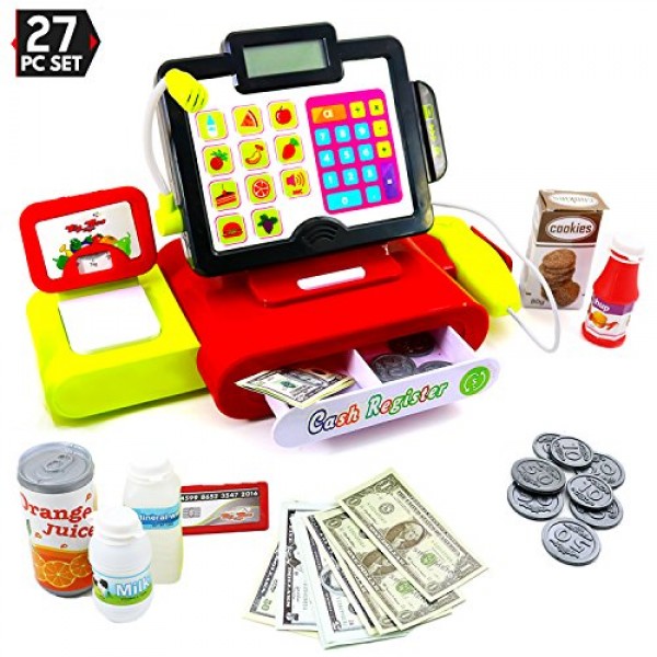 Buy Big Mo’s Toys 27 Piece Cash Register Set Online in UAE