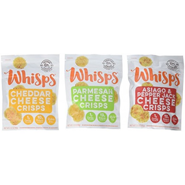 Buy Original Whisps Cheese Crisps 3 Pack Assortment Sale In UAE