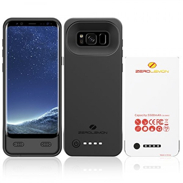 Buy S8 Battery Case, ZeroLemon 5500mAh Extended Battery Rechargeable Charging Case in UAE