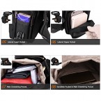 Military Tactical Drop Leg Bag Tool Fanny Thigh Pack Leg Rig Utility Pouch Paintball Airsoft Motorcycle Riding Thermite Versipack, Black