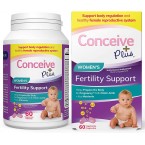 Conceive Plus Women's Fertility Prenatal Vitamins – Cycle Regulation + Key Nutrients, Balance Hormones, Aid Natural Conception – Folate Folic Acid, Pills – 60 Vegetarian Soft Capsules