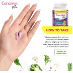 Conceive Plus Women's Fertility Prenatal Vitamins – Cycle Regulation + Key Nutrients, Balance Hormones, Aid Natural Conception – Folate Folic Acid, Pills – 60 Vegetarian Soft Capsules