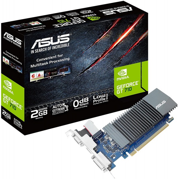 Asus Geforce Gt 710 2gb Gddr5 Hdmi Vga Dvi Graph..