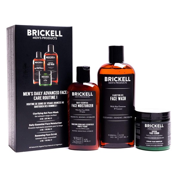 Buy Brickell Men's Daily Advanced Face Care Routine Gel Facial Cleanser Online in UAE