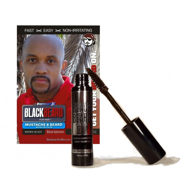 Blackbeard for Men Formula X - Instant Brush-on Beard & Mustache Color Sale in UAE