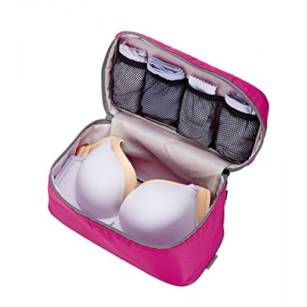 Shop Bra Underwear Storage Bag Cosmetic Makeup Bag Luggage Storage Case For Cosmetics  in UAE