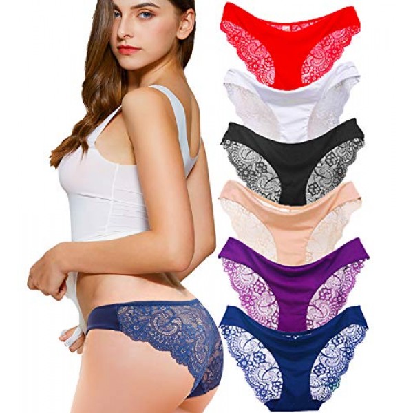 Invisible Seamless Bikini Underwear Half Back Coverage Panties online in UAE