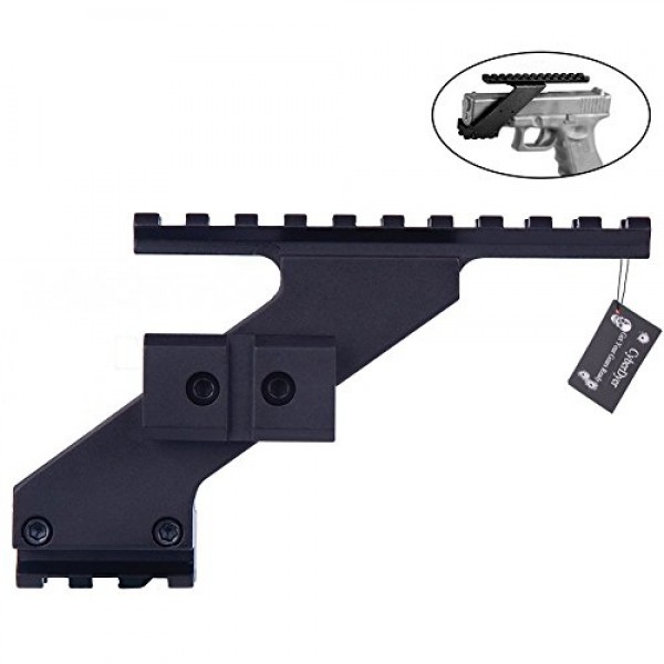 Cyber Dyer Universal Pistol Handgun Scope Mount Adapter Fits For Weaver Picatinny Rail Glock