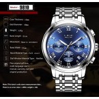 High Quality Chronograph Men Sports Watches Waterproof Full Steel Quartz Sale in UAE