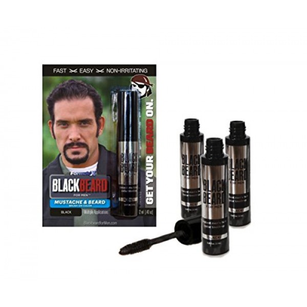 Blackbeard for Men Formula X - Instant Brush-on Beard & Mustache Color