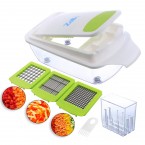 Buy Zalik Vegetable Chopper Slicer Dicer Cutter & Grater Online in UAE