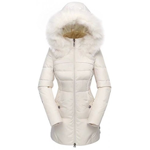 Buy online imported women`s Fur Hooded Coat In UAE 