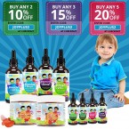 Liquid Organic Vitamins for Kids - Immune System Booster for Kids, Best Immune System Support for Children with Iron