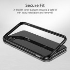 High Quality Esr Bumper Case For Iphone X, Metal Iphone Frame Armor With Soft Inner Bumper Online Sale In UAE