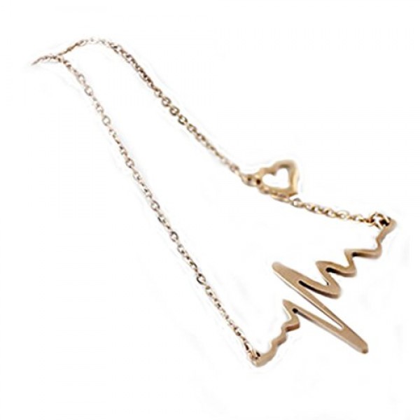 Shop online Imported Heartbeat Rhythm Necklace For women In UAE 