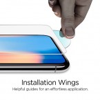 Tempered Glass Screen Protector Designed for Apple iPhone Xs by Spigen sale online in UAE