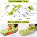 Buy Mandoline Slicer Vegetable Cutter with Food Container Online in UAE