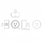 Buy Amysen Wi-Fi Smart Plug Mini Outlets Smart Socket Online in UAE