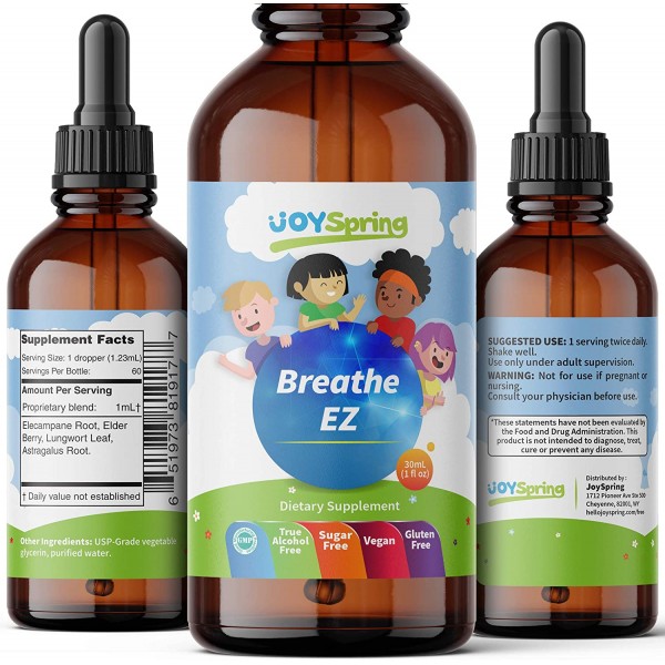 Buy Breathe EZ - Best Allergy Relief for Kids - Liquid Childrens Allergy Medicine - Kids Allergy Medicine Drops