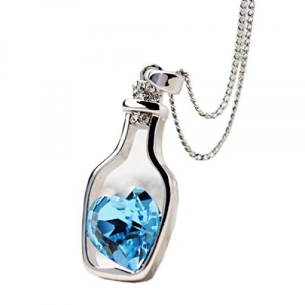 Buy online High Quality Bottle Heart Pendant for Girls in UAE 