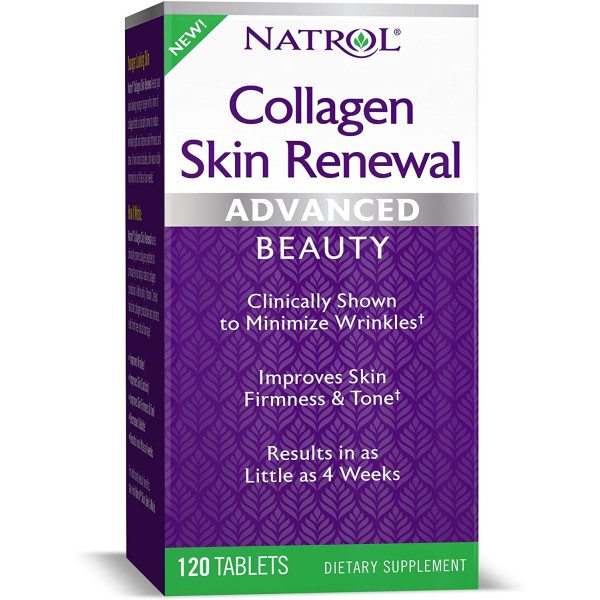 Natrol Collagen Skin Renewal Tablets, 120 Count