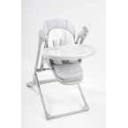 Primo 2-in-1 Smart Voyager Convertible Infant Swing and High Chair with Bluetooth, Grey